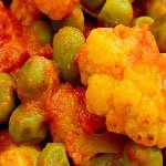 Flower Matar Sukhi Bhaji BBSR Caterers Maharashtrian Menu
